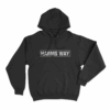 Harms Way Logo Unisex Hoodie Black