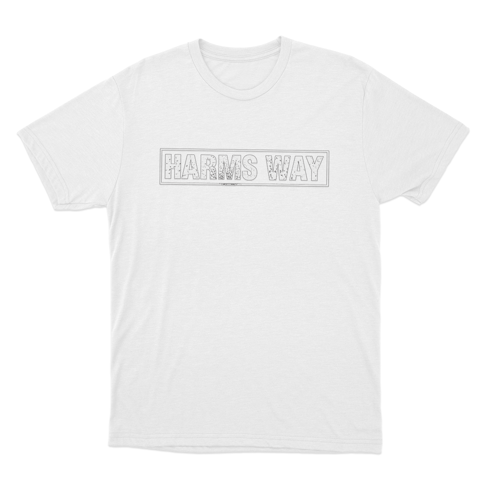 Harms Way Logo Unisex T Shirt White Harms Way Logo Unisex T Shirt White