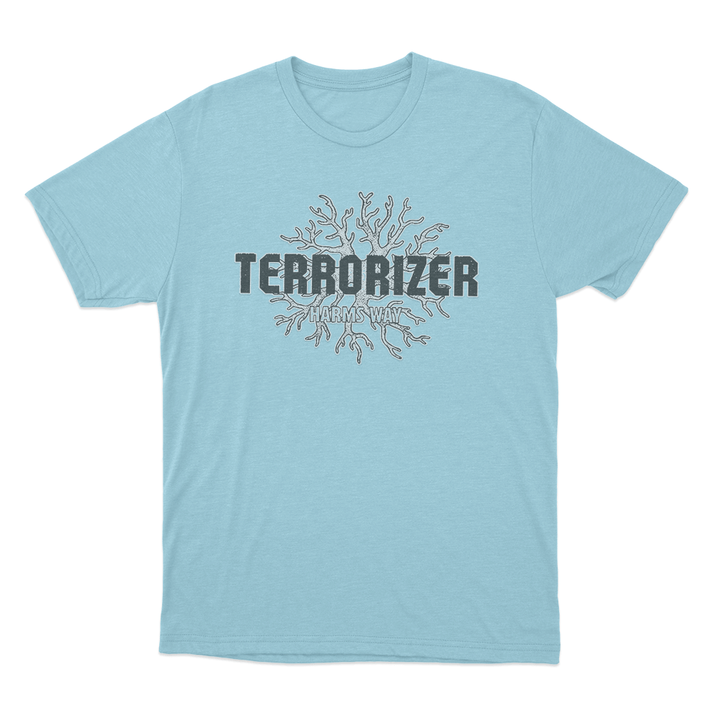 Terrorizer Unisex T Shirt Sky Blue Terrorizer Unisex T Shirt Sky Blue